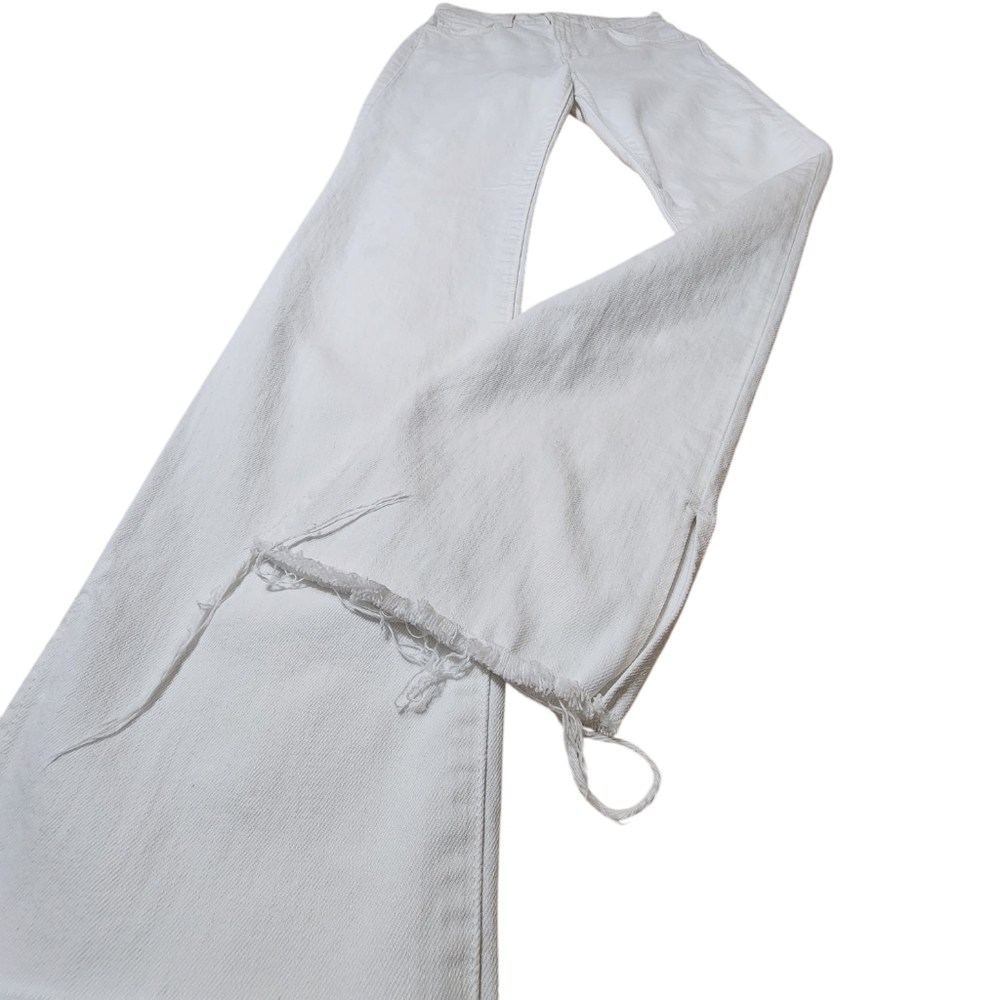 Favorite Daughter Valentina Tower High Rise Cigarette Jeans W27 Bahamas White - Picture 5 of 13